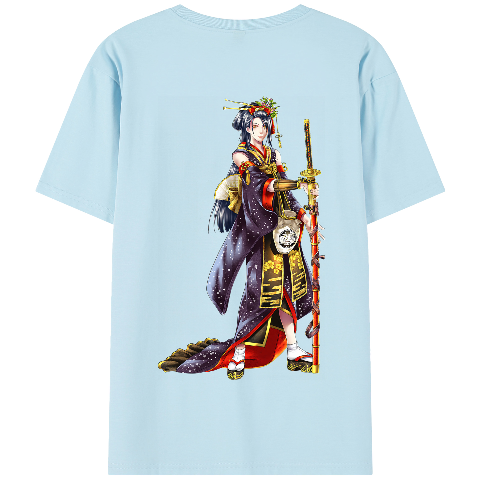 （画像用） 刀剣乱舞 Touken Ranbu 綿100％半袖Tシャツ（背面プリント）